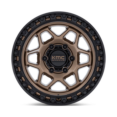 KMC Torx Matte Bronze w/ Gloss Black Lip Wheel (KM553) | Dirty Garage