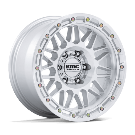 KMC Attack Gloss Silver w/ Machined Face Wheel (KM555) | Dirty Garage