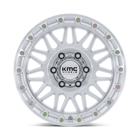 KMC Attack Gloss Silver w/ Machined Face Wheel (KM555) | Dirty Garage