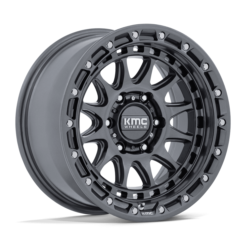 KMC Crux Gloss Gunmetal Wheel (KM556) | Dirty Garage