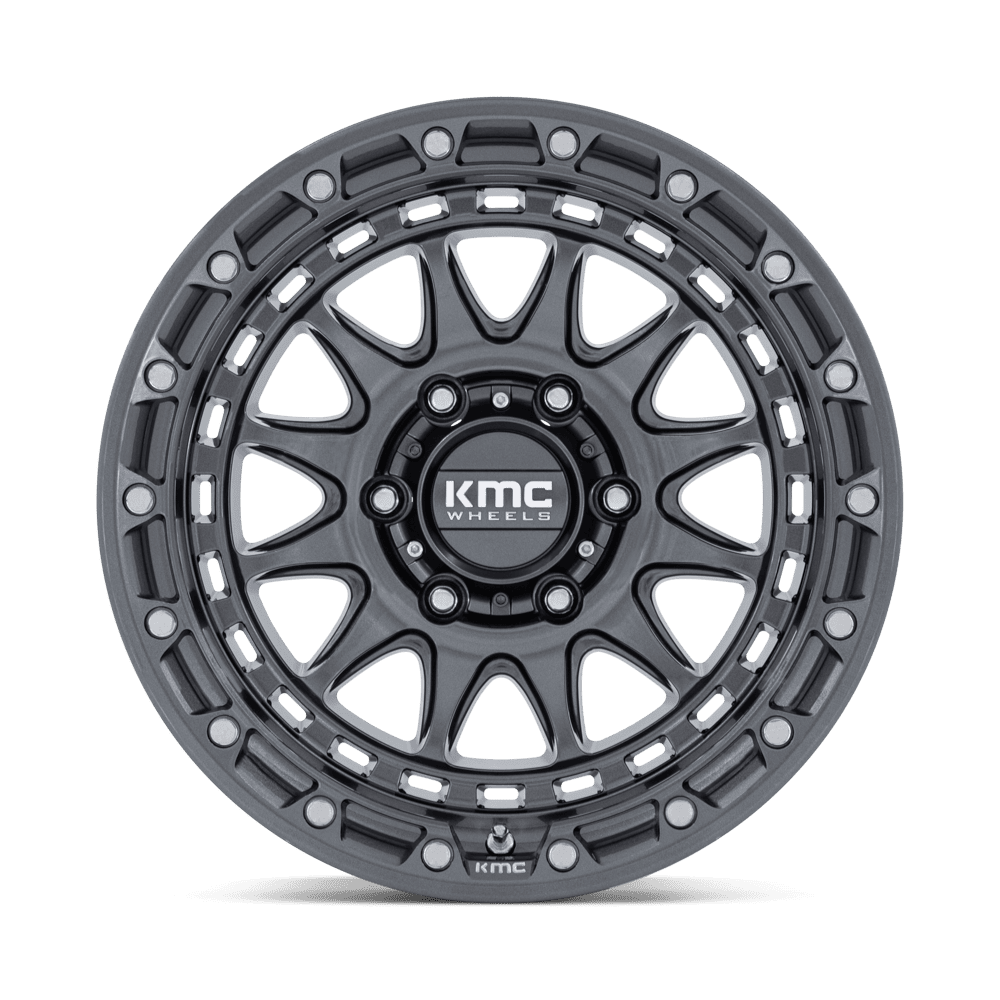 KMC Crux Gloss Gunmetal Wheel (KM556) | Dirty Garage