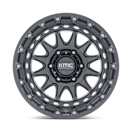 KMC Crux Gloss Gunmetal Wheel (KM556) | Dirty Garage
