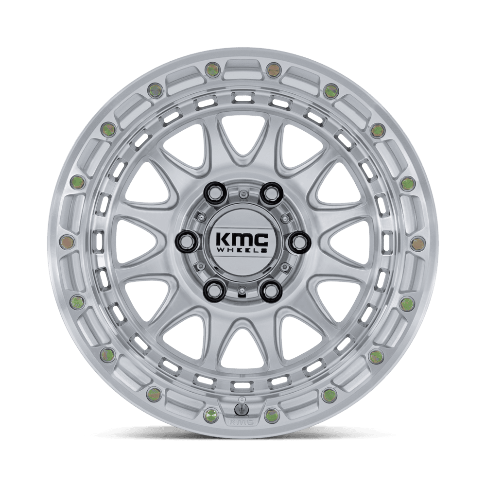 KMC Crux Gloss Silver w/ Machined Face Wheel (KM556) | Dirty Garage