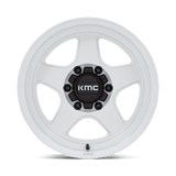 KMC Lobo Gloss White Wheel (KM728) | Dirty Garage