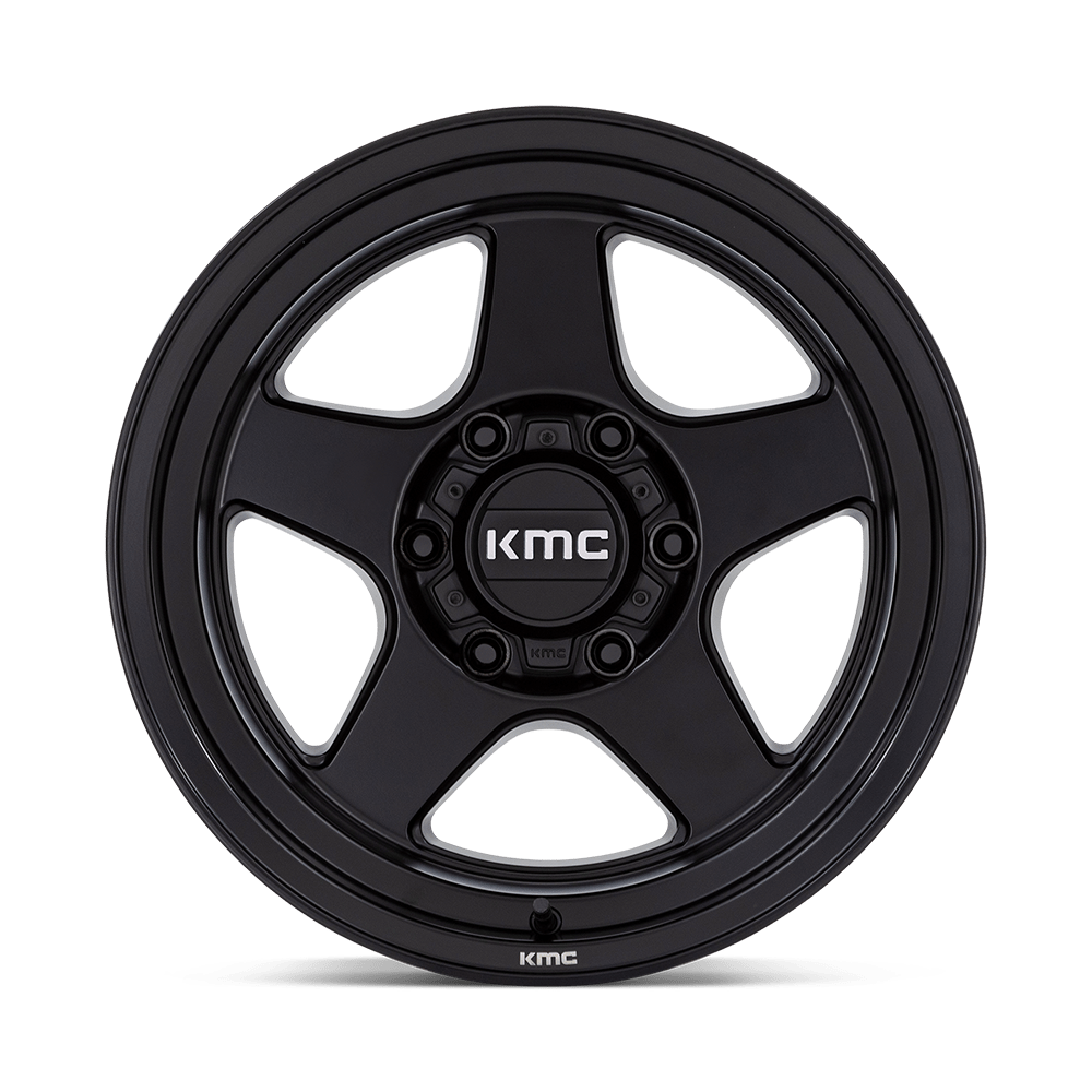 KMC Lobo Matte Black Wheel (KM728) | Dirty Garage
