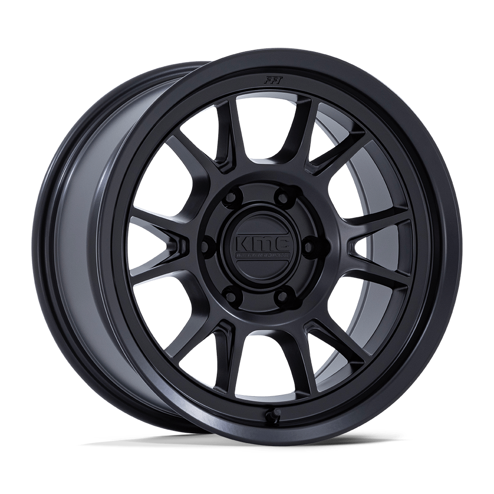 KMC Range Matte Black Wheel (KM729) | Dirty Garage