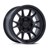 KMC Range Matte Black Wheel (KM729) | Dirty Garage