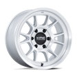 KMC Range Gloss Silver w/ Machined Face Wheel (KM729) | Dirty Garage