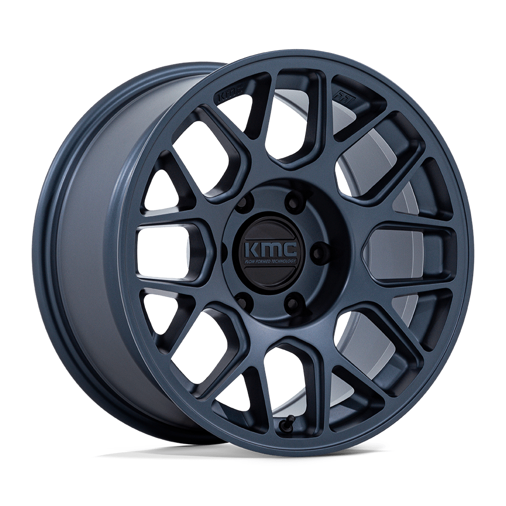 KMC Hatchet Metallic Blue Wheel (KM730) | Dirty Garage