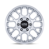 KMC Hatchet Gloss Silver w/ Machined Face Wheel (KM730) | Dirty Garage