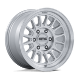 KMC Impact FFT Gloss Silver w/ Machined Face Wheel (KM733) | Dirty Garage