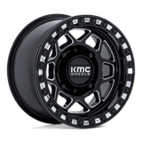 KMC Torx UTV Beadlock Gloss Black Milled Wheel (KS241) | Dirty Garage