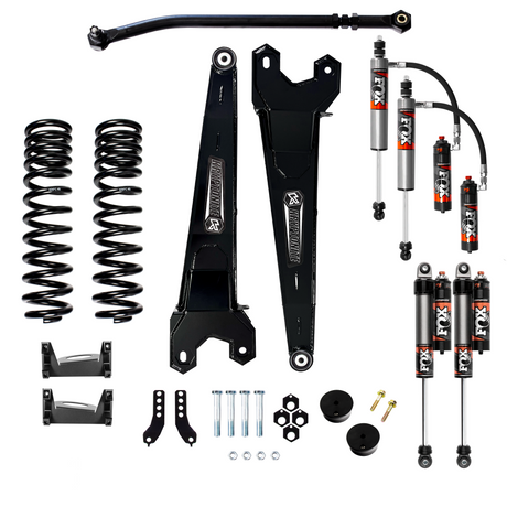 2017-2025 Superduty Stage 3 Leveling Kit with 2.5" Performance Elite Fox Shocks | Dirty Garage