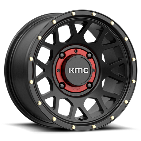 KMC Grenade UTV Satin Black Wheel (KS135) | Dirty Garage
