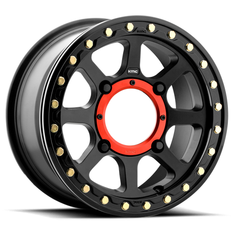 KMC Addict 2 UTV Beadlock Satin Black Wheel (KS234) | Dirty Garage