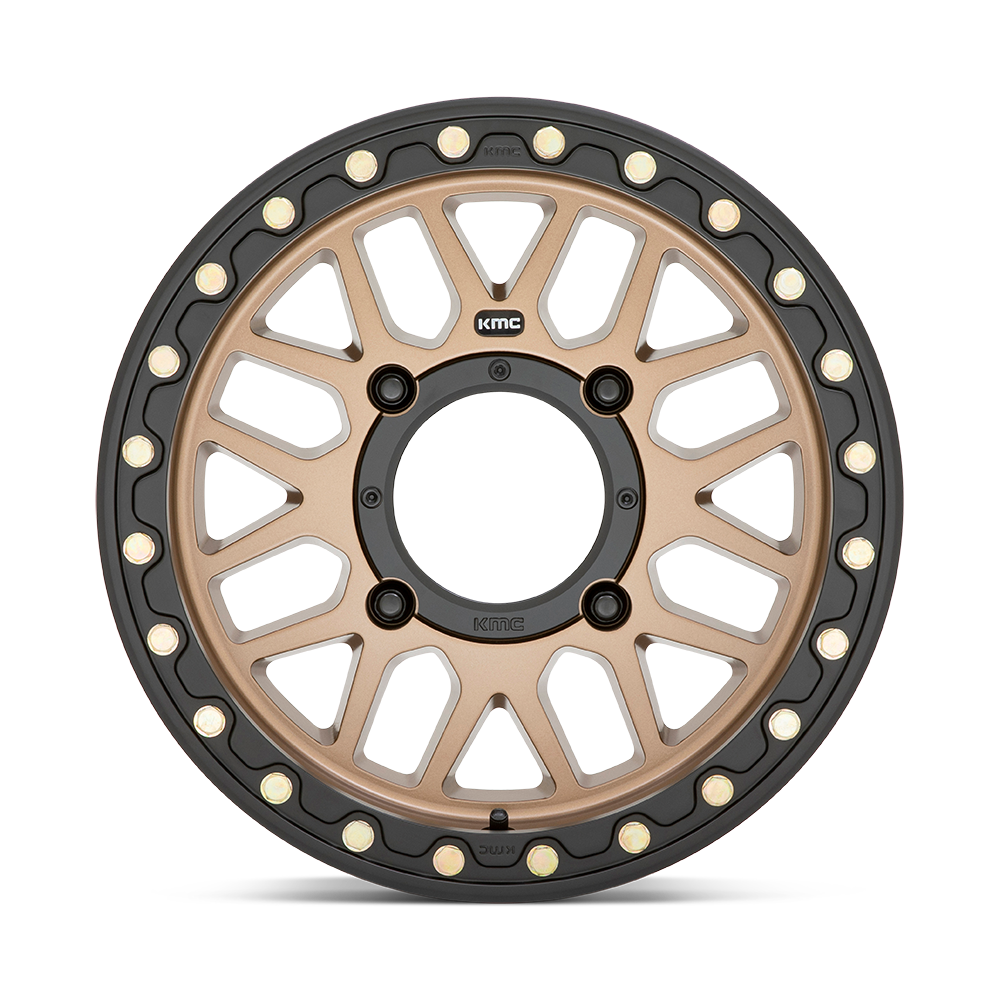 KMC Grenade UTV Beadlock Satin Bronze Wheel (KS235) | Dirty Garage