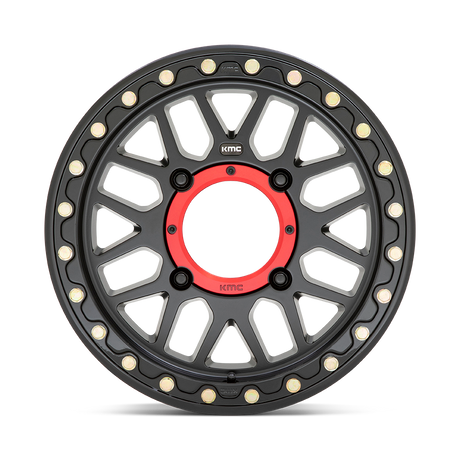 KMC Grenade UTV Beadlock Satin Black Wheel (KS235) | Dirty Garage