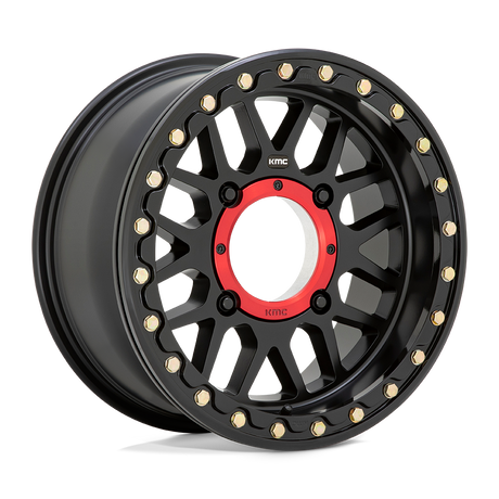 KMC Grenade UTV Beadlock Satin Black Wheel (KS235) | Dirty Garage