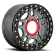 KMC Recon UTV Beadlock Gunmetal w/ Gloss Black Ring Wheel (KS240) | Dirty Garage