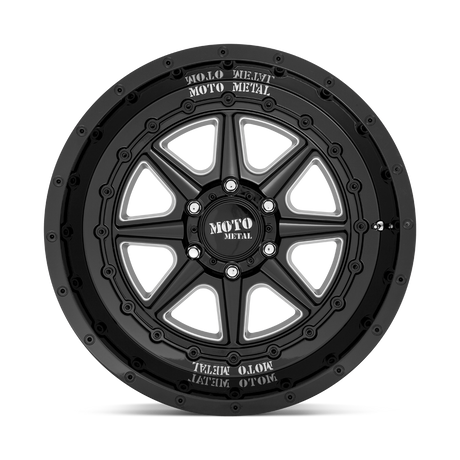 Moto Metal Phantom Gloss Black Milled Wheel (MO801) | Dirty Garage