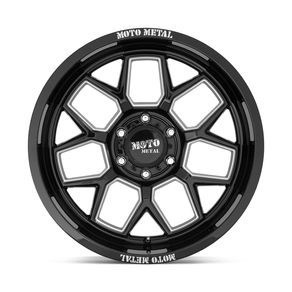 Moto Metal Banshee Gloss Black Milled Wheel (MO803) | Dirty Garage