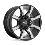 Moto Metal Spider Gloss Black Machined Wheel (MO804) | Dirty Garage