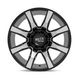 Moto Metal Spider Gloss Black Machined Wheel (MO804) | Dirty Garage