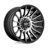 Moto Metal MO807 Gloss Black Machined Wheel | Dirty Garage