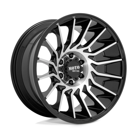 Moto Metal MO807 Gloss Black Machined Wheel | Dirty Garage