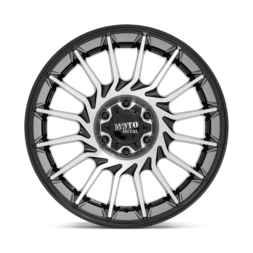 Moto Metal MO807 Gloss Black Machined Wheel | Dirty Garage