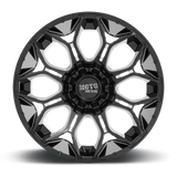Moto Metal Sniper Gloss Black Milled Wheel (MO808) | Dirty Garage