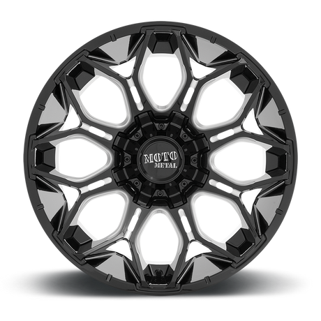 Moto Metal Sniper Gloss Black Milled Wheel (MO808) | Dirty Garage