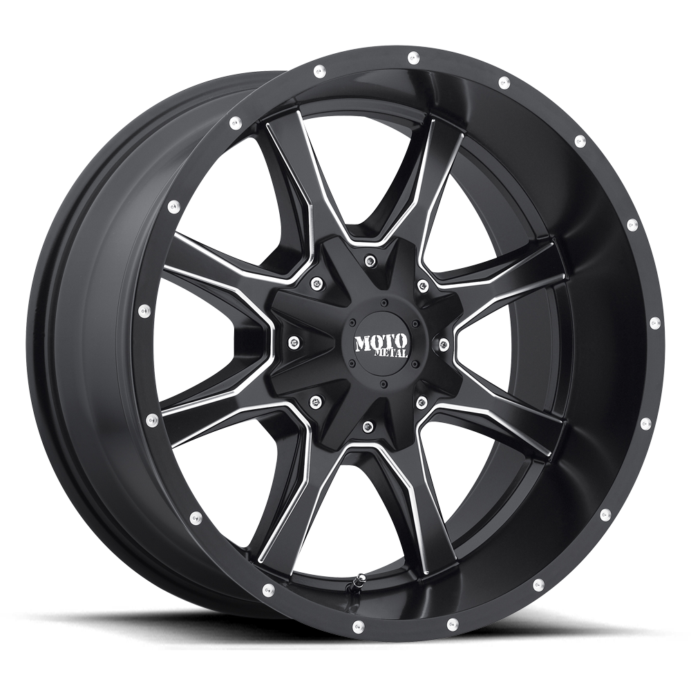 Moto Metal MO970 Semi Gloss Black Milled Wheel | Dirty Garage