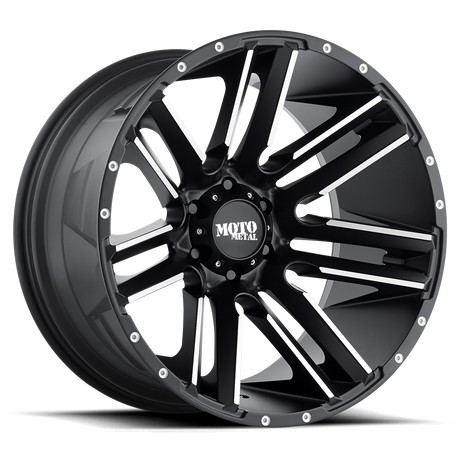 Moto Metal Razor Satin Black Machined Wheel (MO978) | Dirty Garage