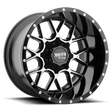 Moto Metal Siege Gloss Black Machined Wheel (MO986) | Dirty Garage