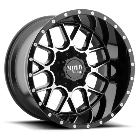 Moto Metal Siege Gloss Black Machined Wheel (MO986) | Dirty Garage