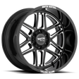 Moto Metal Folsom Gloss Black Milled Wheel (MO992) | Dirty Garage