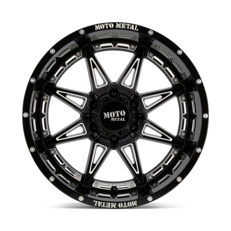 Moto Metal Hydra Gloss Black Milled Wheel (MO993) | Dirty Garage