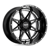 Moto Metal Hydra Gloss Black Milled Wheel (MO993) | Dirty Garage