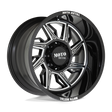Moto Metal Hurricane Gloss Black Milled - Right Directional Wheel (MO997) | Dirty Garage