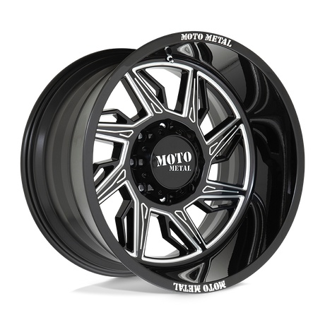 Moto Metal Hurricane Gloss Black Milled - Right Directional Wheel (MO997) | Dirty Garage