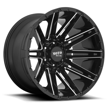 Moto Metal Kraken Gloss Black Milled Wheel (MO998) | Dirty Garage