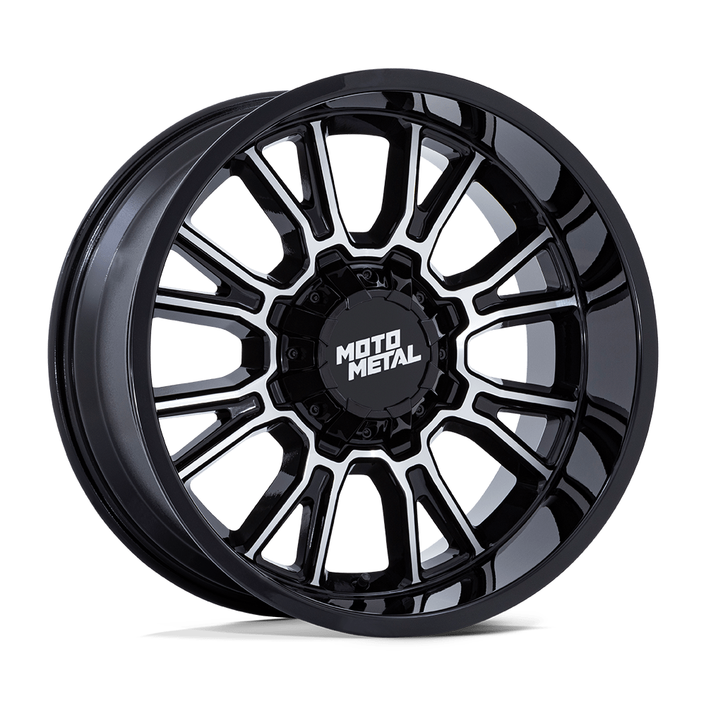 Moto Metal Legacy Gloss Black Machined Wheel (MO810) | Dirty Garage