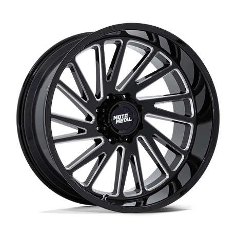 Moto Metal Combat Gloss Black Milled Wheel (MO811) | Dirty Garage