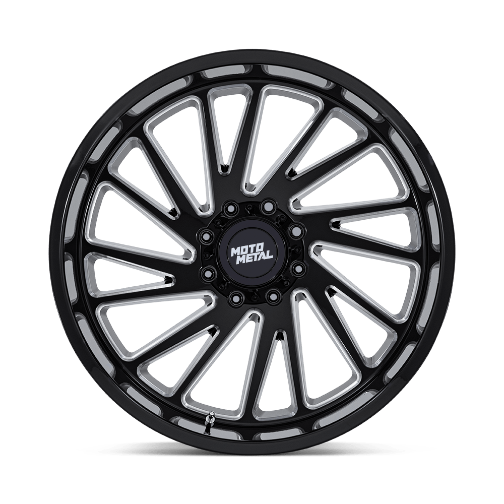 Moto Metal Combat Gloss Black Milled Wheel (MO811) | Dirty Garage