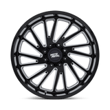 Moto Metal Combat Gloss Black Milled Wheel (MO811) | Dirty Garage
