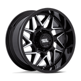 Moto Metal Turbine Gloss Black Machined Wheel (MO812) | Dirty Garage