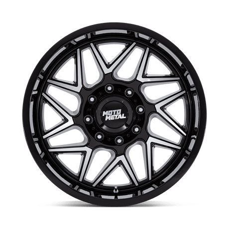 Moto Metal Turbine Gloss Black Machined Wheel (MO812) | Dirty Garage