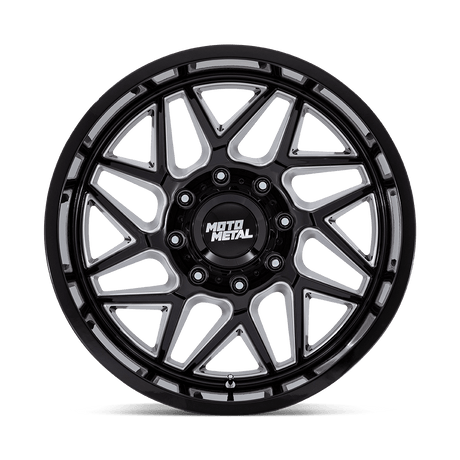 Moto Metal Turbine Gloss Black Milled Wheel (MO812) | Dirty Garage