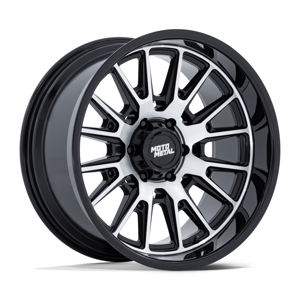 Moto Metal Tekton Gloss Black Machined Wheel (MO814) | Dirty Garage